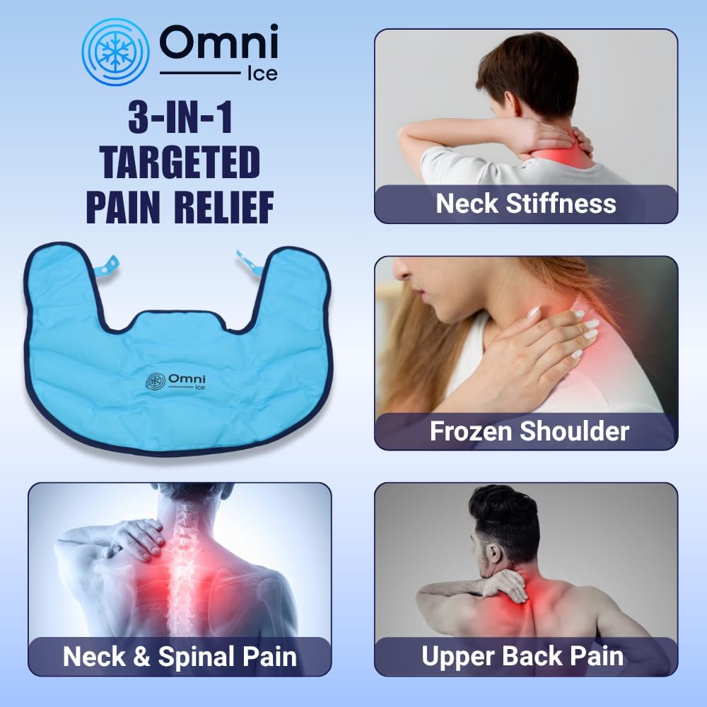 Omni Ice™ Reusable Gel Ice Pack for Neck and Shoulders