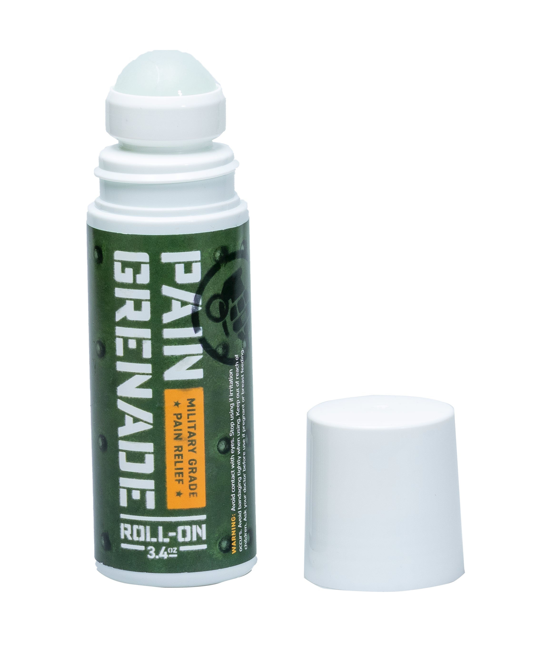 Pain Grenade Roll On Pain Relief - Roll On Muscle Pain Reliever for Pain & Arthritis – with Arnica, Menthol & Camphor