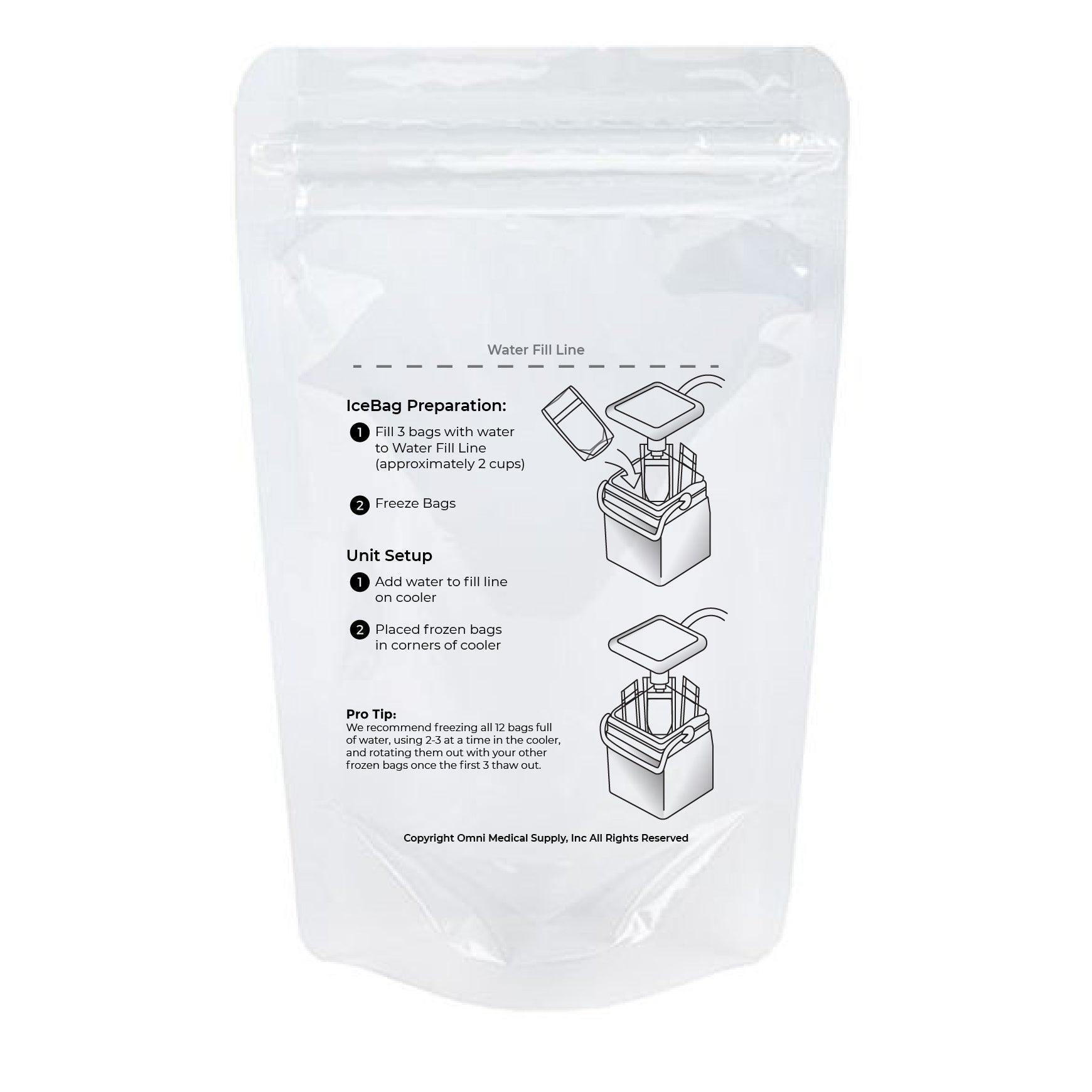 $15 Deals - Ice Freeze Bags (Kit of 12) by Omni Ice™ by Supply Cold Therapy at Omni Ice
