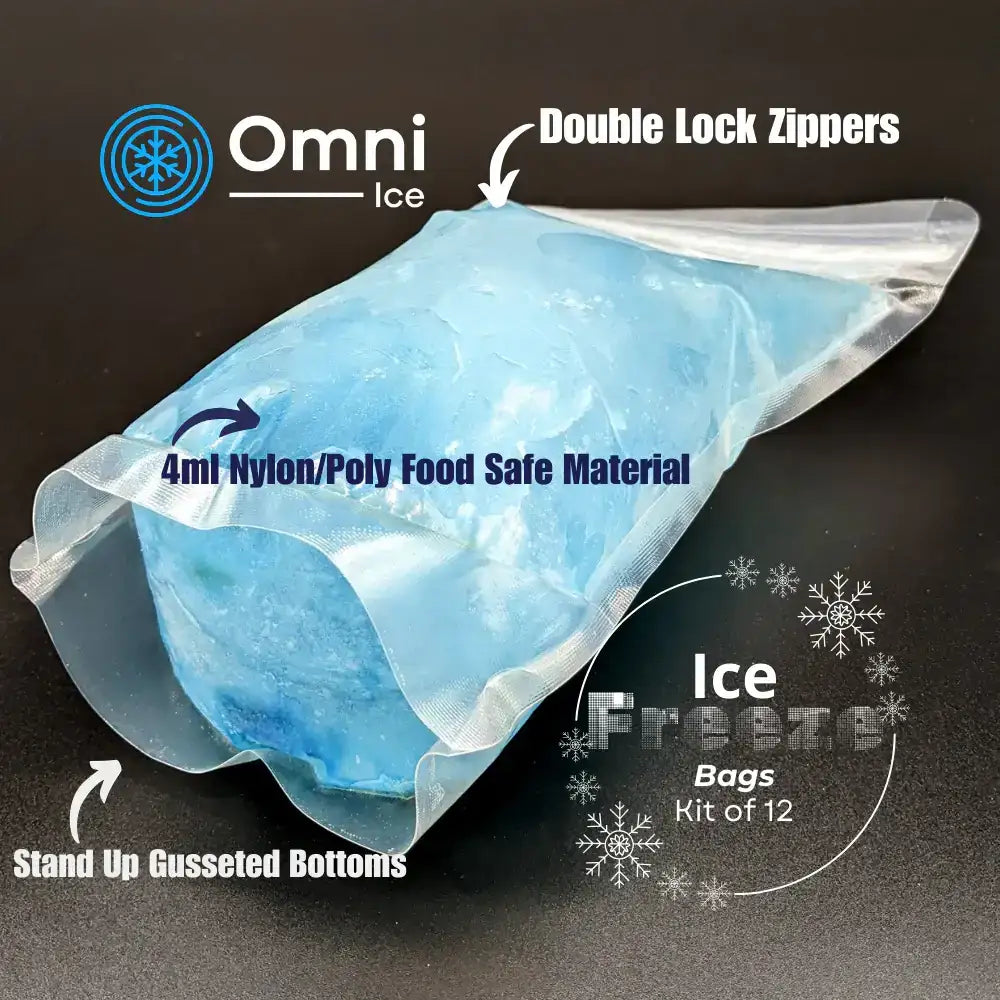 Ice Freeze Bags (Kit of 12) by Omni Ice™ - Supply DME
