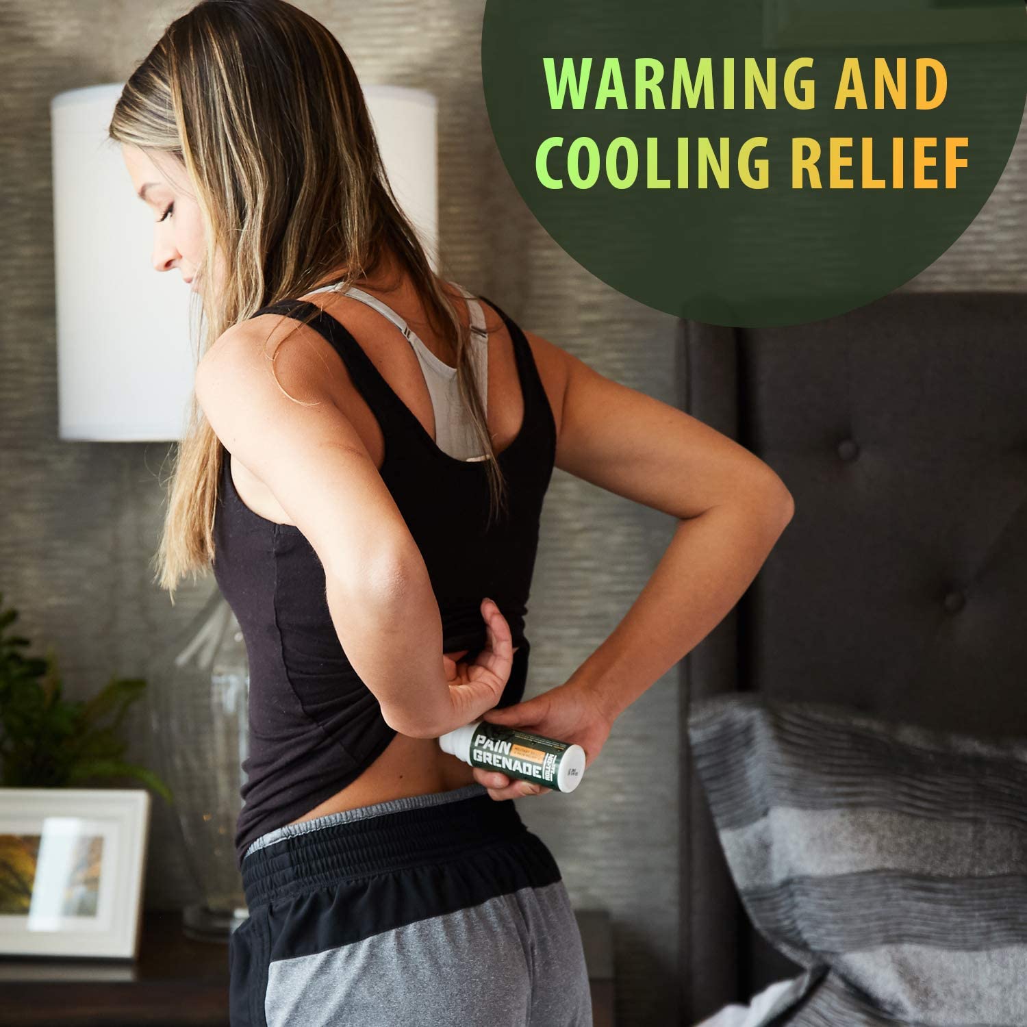 Pain Grenade Roll On Pain Relief - Roll On Muscle Pain Reliever for Pain & Arthritis – with Arnica, Menthol & Camphor