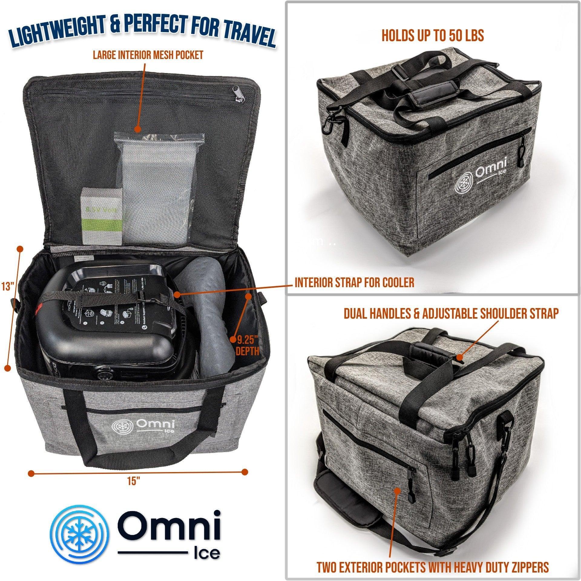 Omni Ice™ Cold Therapy Multi-Use Travel Portable Carry Bag by Supply Cold Therapy at Omni Ice