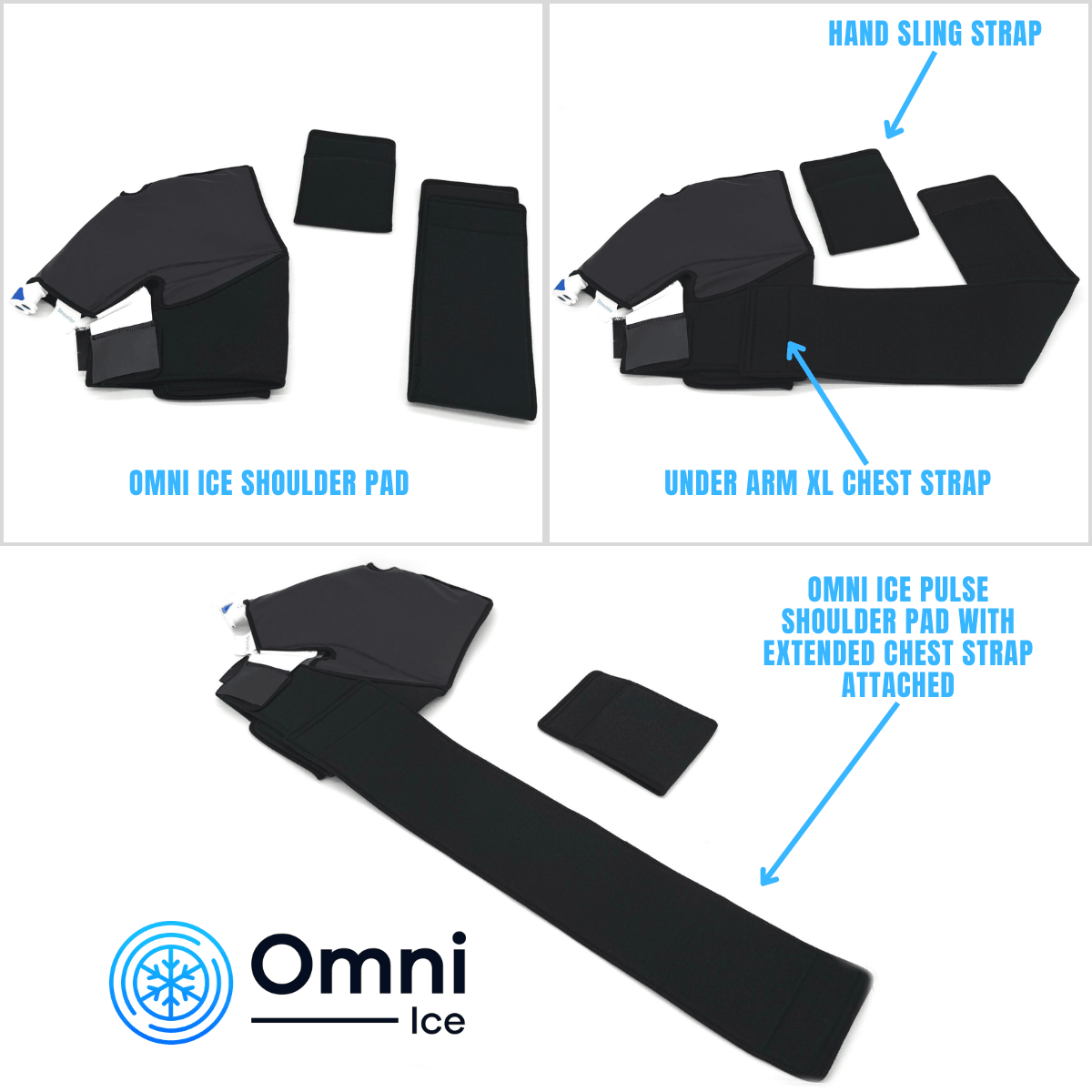 Omni Ice™ Pulse Compression Replacement Pads by Supply Cold Therapy at Omni Ice