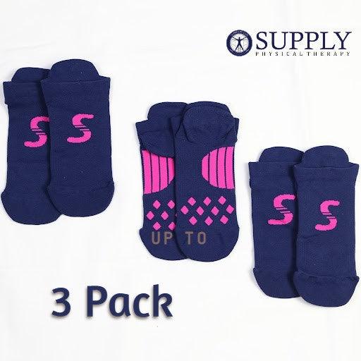 3-Pack Premium Plantar Fasciitis Compressions Socks with Advanced Arch Support (Pack of 3 Pairs) - SPFSMB 3-Pack Premium Plantar Fasciitis Compressions Socks with Advanced Arch Support (Pack of 3 Pairs) - undefined by Supply Physical Therapy Compression socks, Physical Therapy