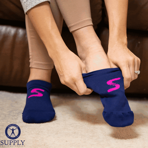 3-Pack Premium Plantar Fasciitis Compressions Socks with Advanced Arch Support (Pack of 3 Pairs) by Supply Cold Therapy at Omni Ice
