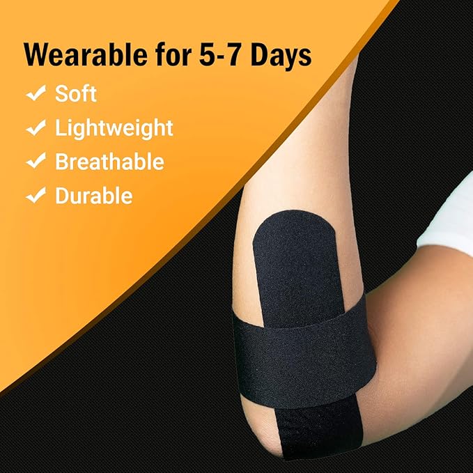 XFlex K-Tape Waterproof Uncut Roll – Physio Tape 4 Way Stretch – Kinesiology Tape Pro 2 inch x 16 ft