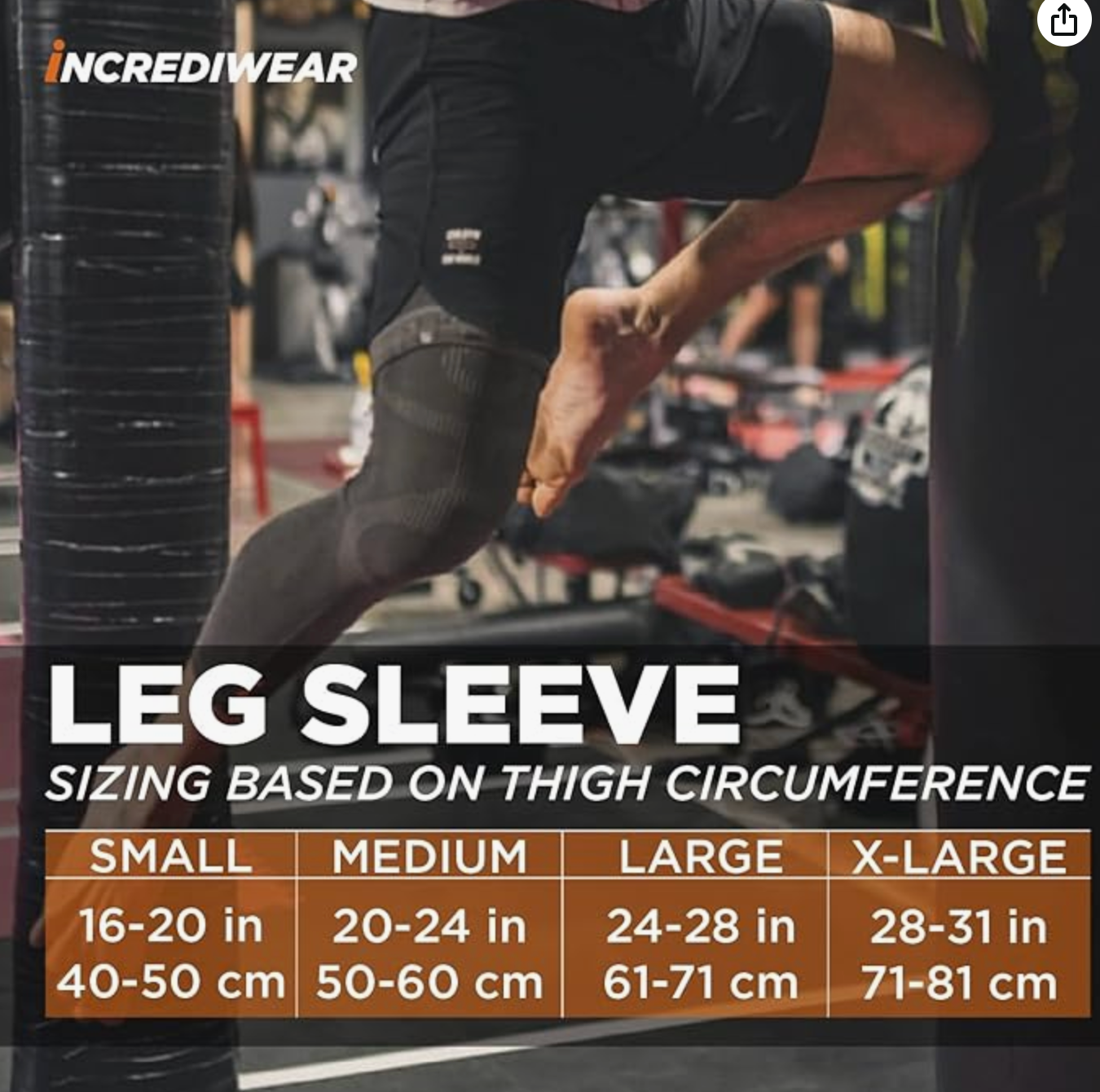 Incrediwear Leg Sleeve For Muscle Recovery