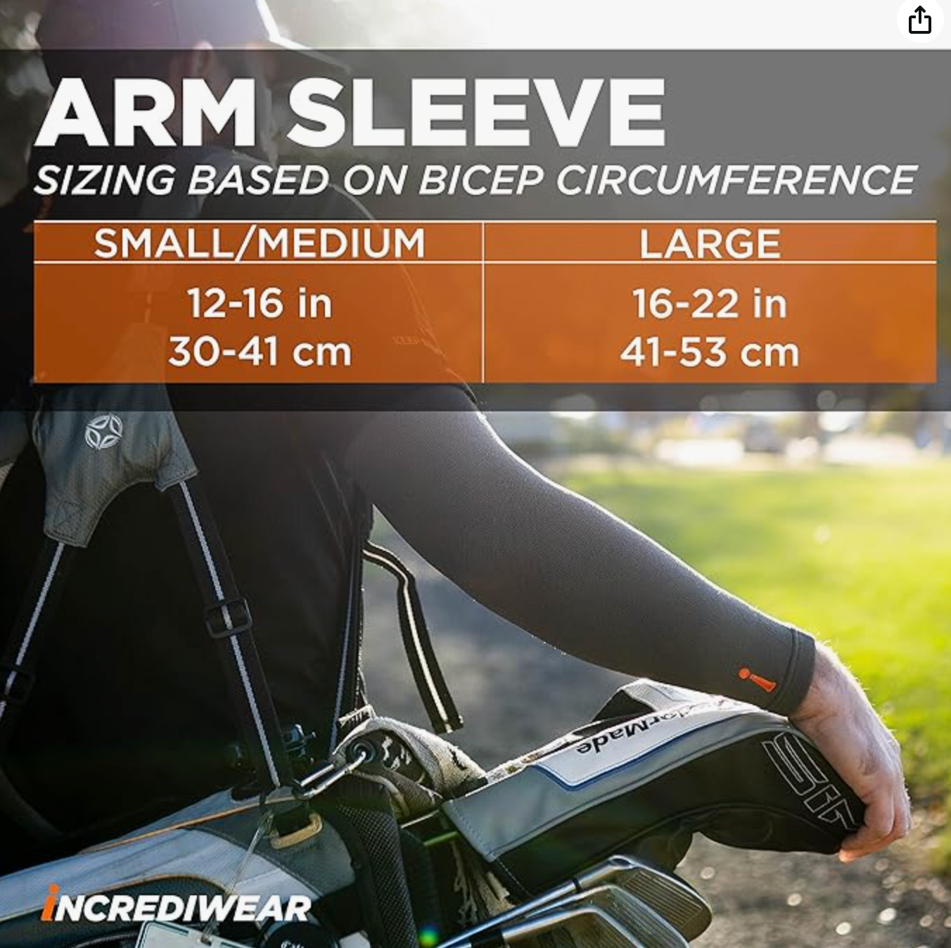 Incrediwear Arm Sleeve For Targeted Support for Recovery