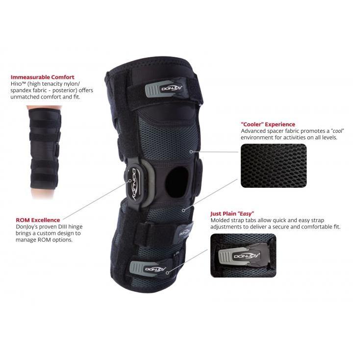 DonJoy® Playmaker II Knee Brace - 11-3495-1 DonJoy® Playmaker II Knee Brace - undefined by Supply Physical Therapy Brace, DonJoy, Donjoy Performance, Knee, Knee brace, Sports Bracing