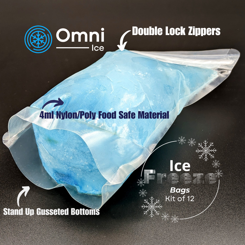 Ice Freeze Bags (Kit of 12) by Omni Ice™ by Supply Cold Therapy at Omni Ice