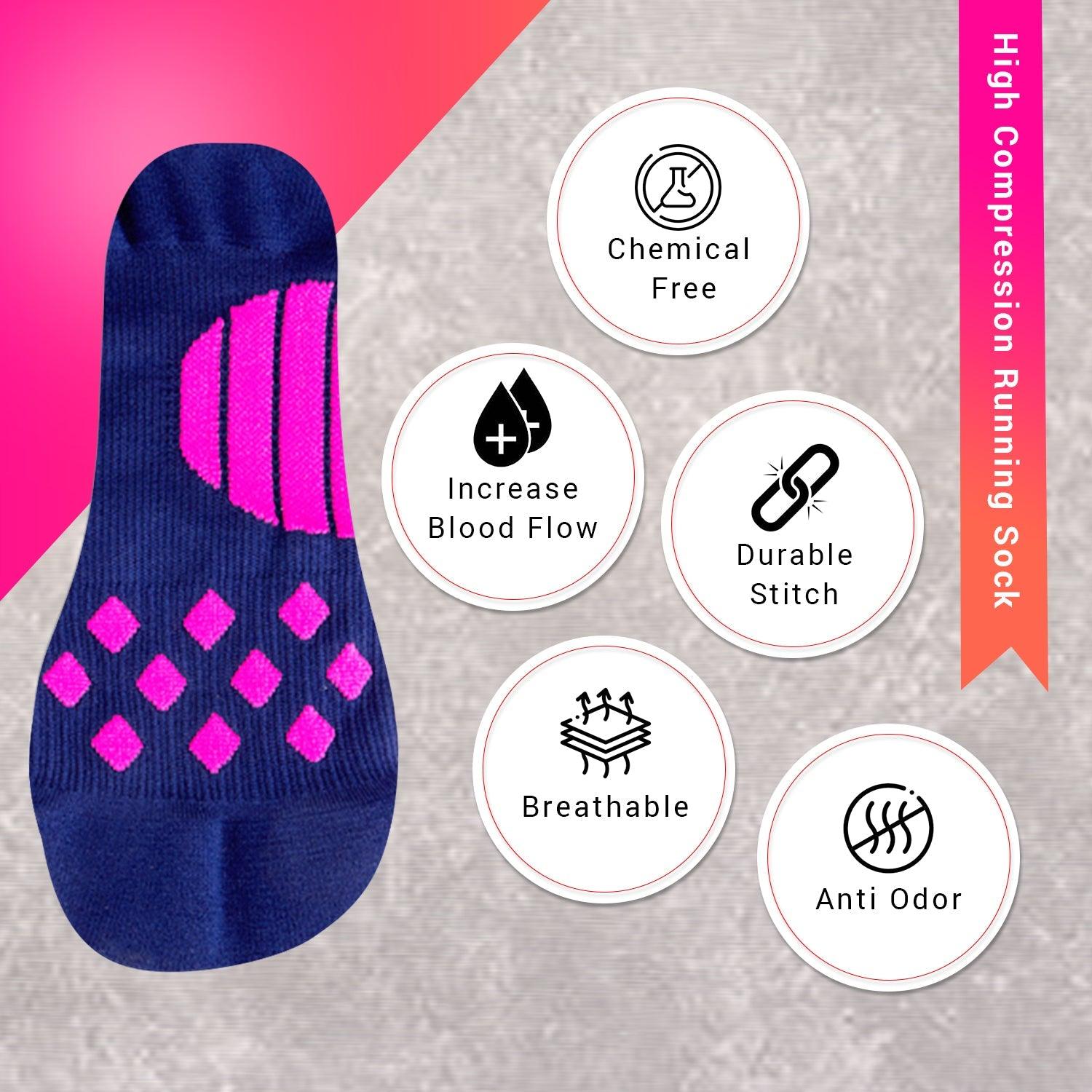 Premium Plantar Fasciitis Compression Socks with Advanced Arch Support (1 Pair) by Supply Cold Therapy at Omni Ice